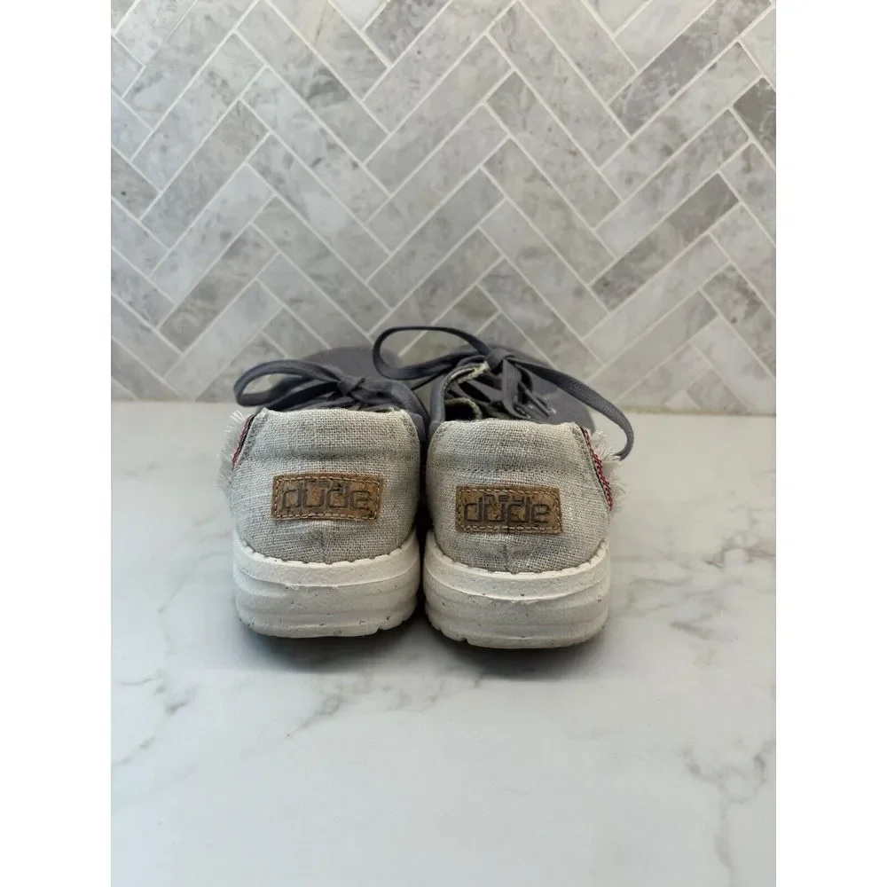 Hey Dude Wendy Natural‎ Indigo Slip On Shoes Casual Comfort Beach Women's Size 7